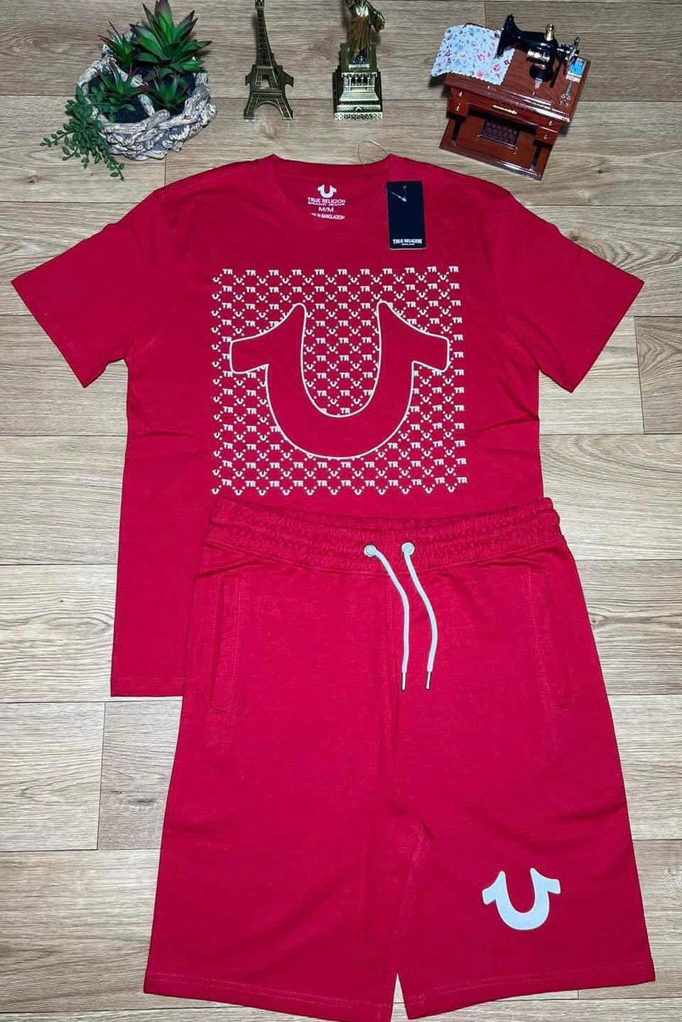 Red Tru Religion Set