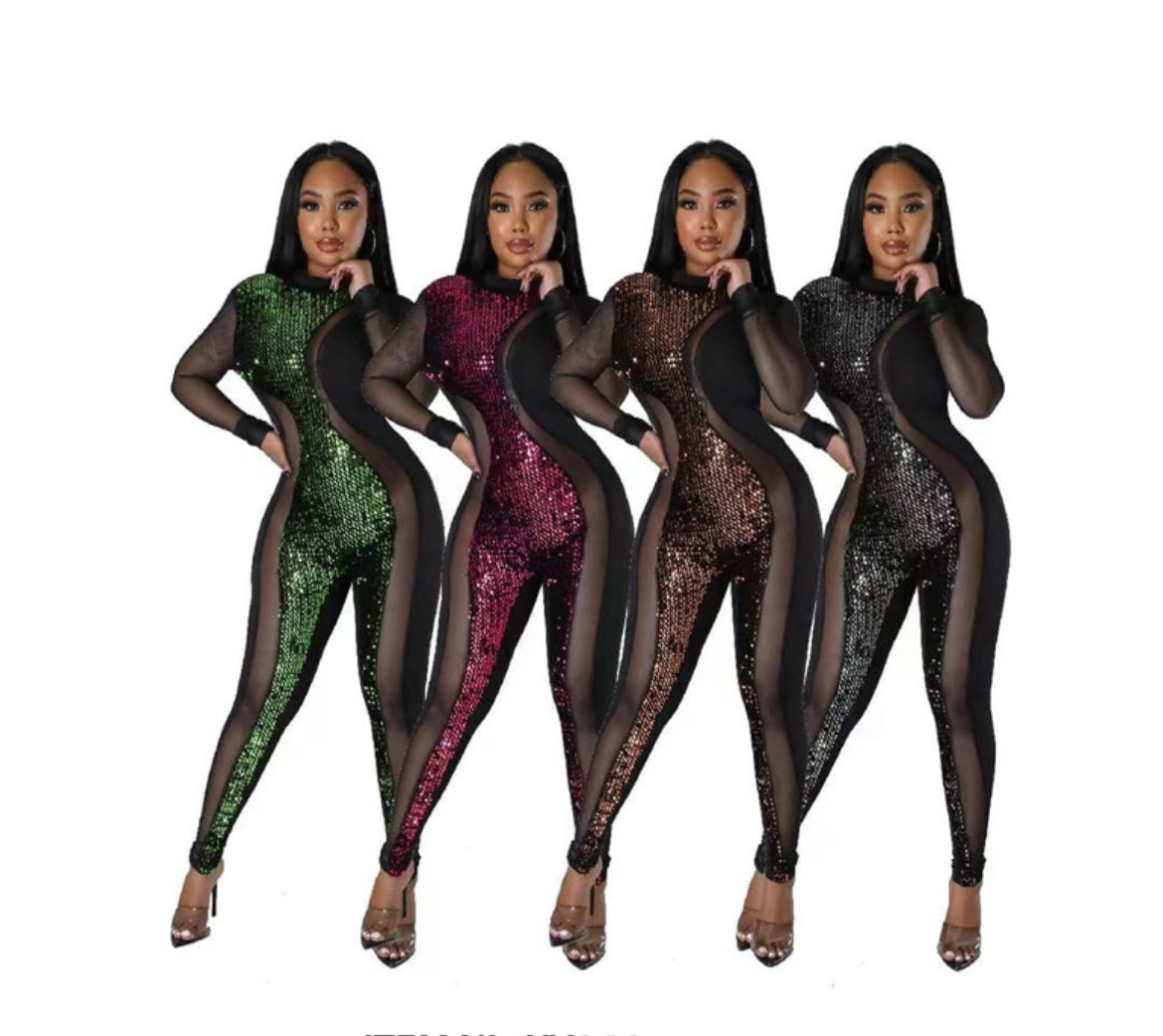 Seductive Glow Catsuit